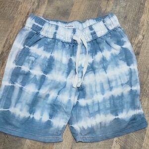 Blue Tie-Dye Men's Shorts